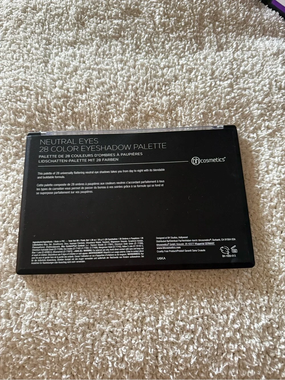 BH Cosmetics Neutral Eyes 28-Color Eyeshadow Palette - Warm Neutral Shades